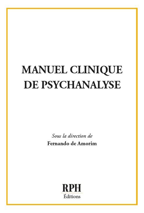 Manuel clinique de psychanalyse Paris