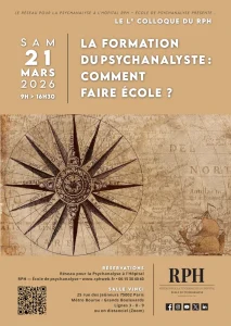 Affiche colloque - La formation du psychanalyste