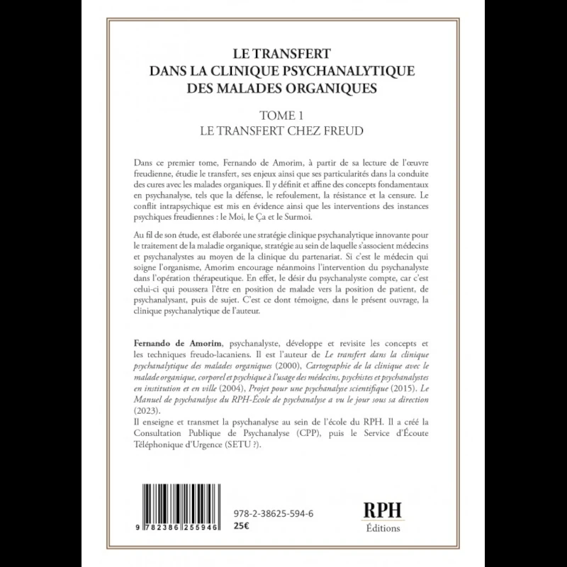 Le transfert dans la clinique psychanalytique des malades organiques - Tome 1 : Le transfert chez Freud – Image 2
