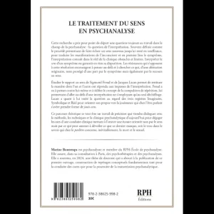 Le traitement du sens en psychanalyse